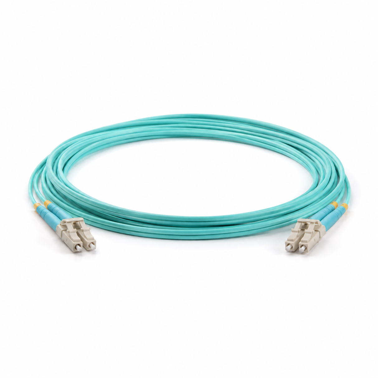 OM4 Duplex Fiber Patch Cables, LC - LC