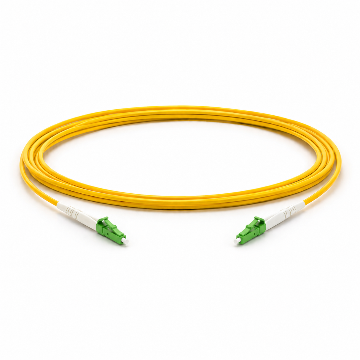 OS2 Simplex Fiber Patch Cables, LC/APC - SC/APC