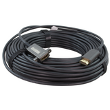 HDMI (18 Gbps) over Hybrid Fiber Cable with Plate Connection