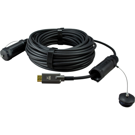 HDMI (18 Gbps) over Hybrid Fiber Cable, Tactical Micro-Armored