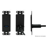 USB 3.2 Gen 2 (10G), USB 2.0/1.1 over Hybrid Fiber Cable, Plate Connection