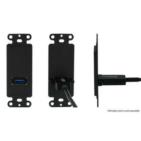 USB 3.2 Gen 2 (10G), USB 2.0/1.1 over Hybrid Fiber Cable, Plate Connection