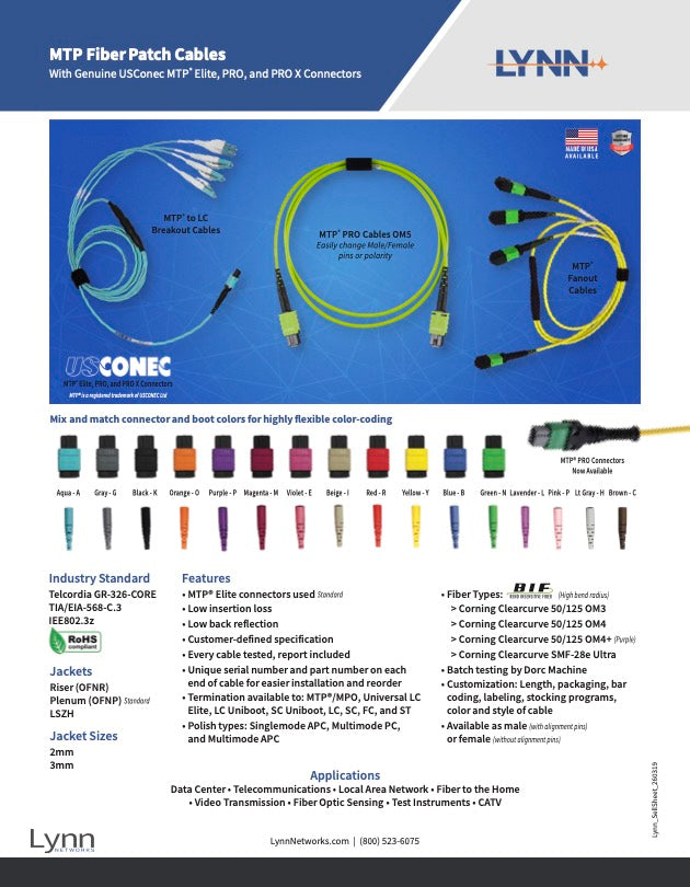 MTP Fiber Cables