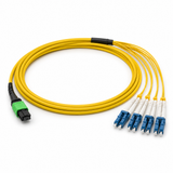 MTP-8 Fiber Breakout Cables, MTP(F) - 4 Duplex LC