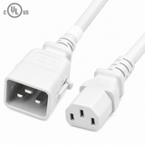 P-Lock Locking IEC320 C20 to IEC320 C13 Power Cord (14AWG 250V/15A)