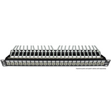 ProFIT Patch 1U 24 Port Keystone Jack Panel (Unloaded)