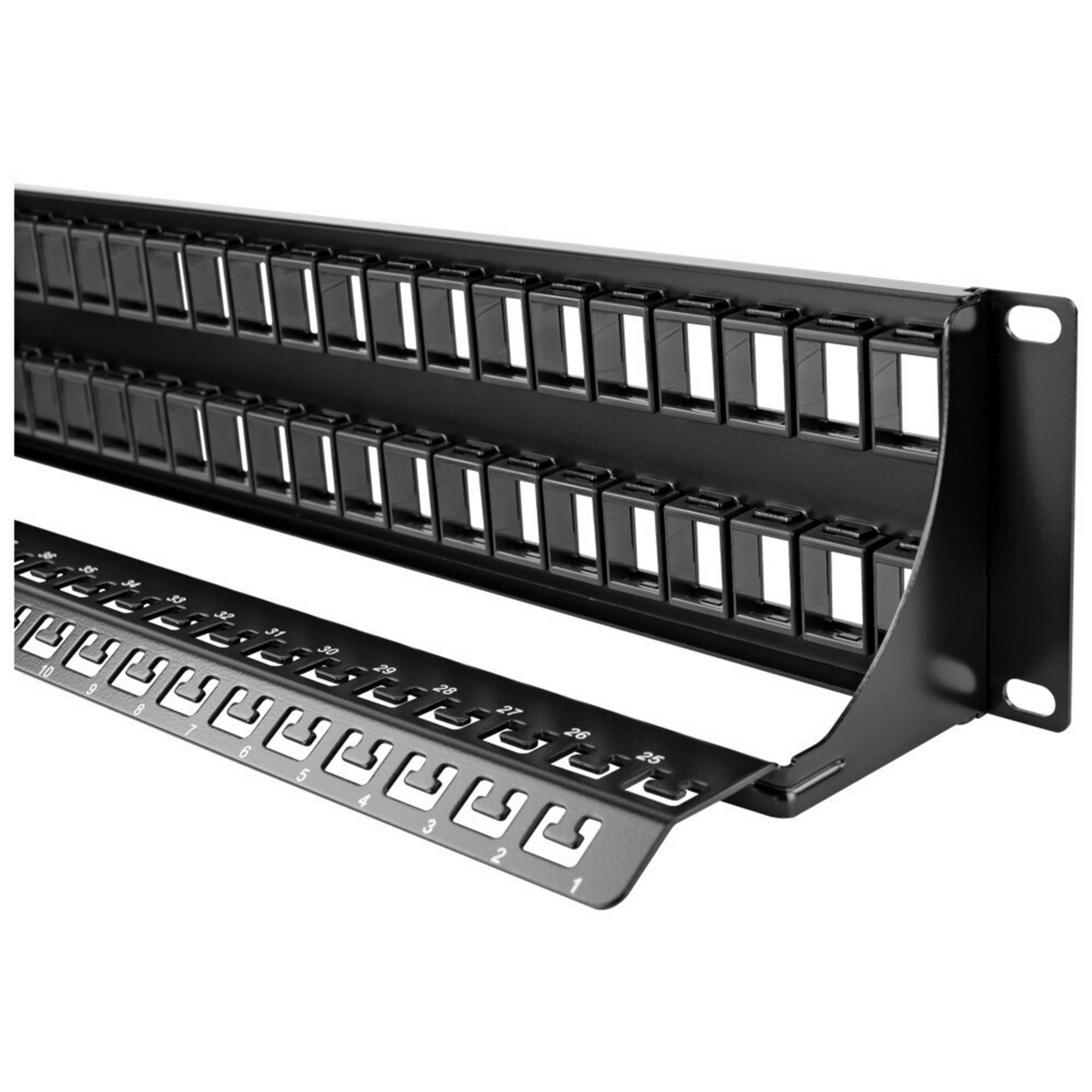 ProFIT Patch 2U 48 Port Keystone Jack Panel (Unloaded)