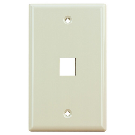 1 Port Wall Plate (Single Gang)
