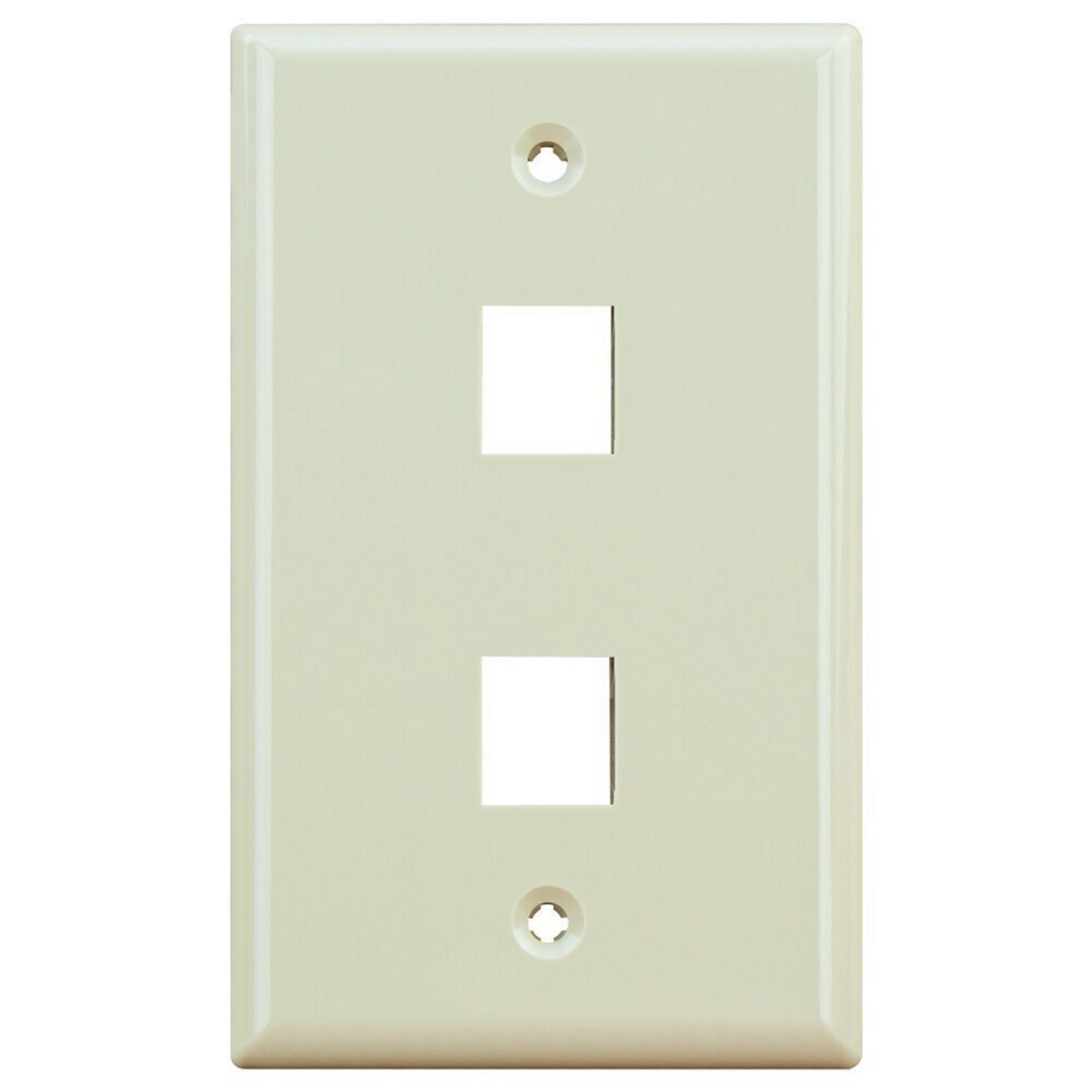 2 Port Wall Plate (Single Gang)