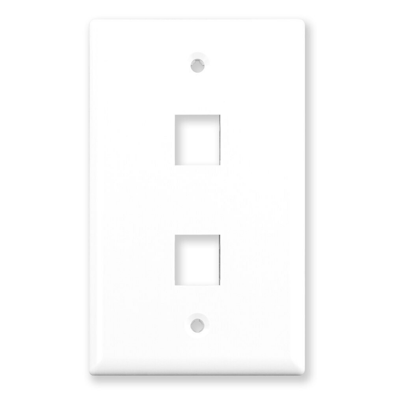 2 Port Wall Plate (Single Gang)