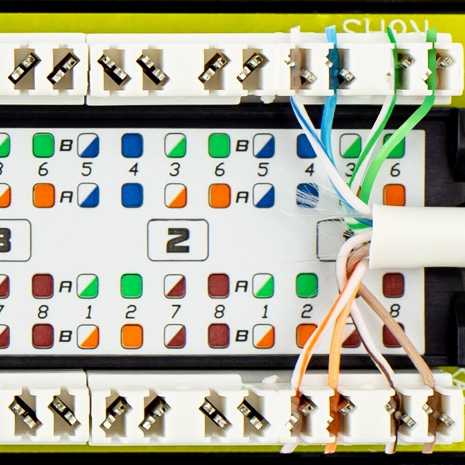 ProFIT Patch Premise 2U 48 Port 110 Punch Down Panel