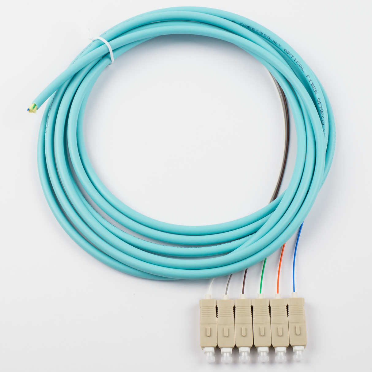 6-Fiber Pigtail, OM3
