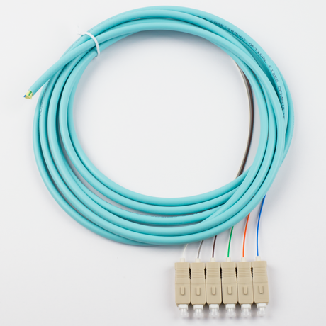 6-Fiber Pigtail, OM3