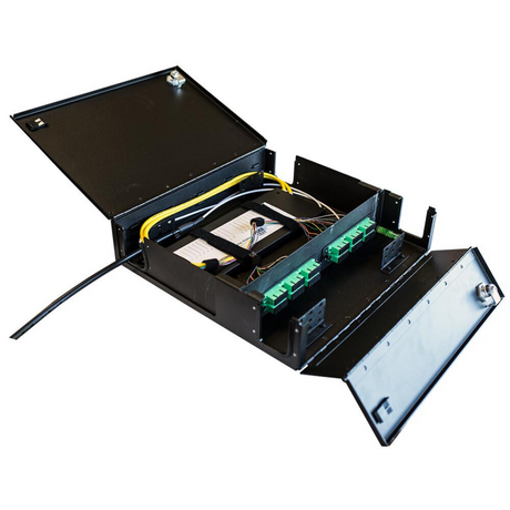 2 LGX CORE (Twin) Wall Mount Fiber Patch Panel Enclosure (Unloaded)