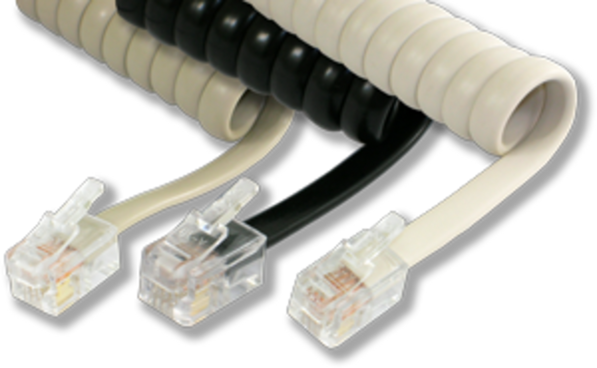 4/C Lead Handset Cord, 4P4C